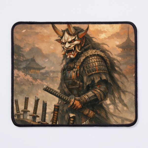 Item preview, Vermilion Bridge Guardian - Japanese Hannya Demon Art designed and sold by bapupa.