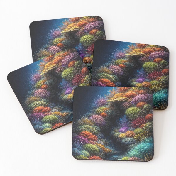 Item preview, Colorful Coral Reef Underwater Vibrant Marine Life designed and sold by Ykvaere.