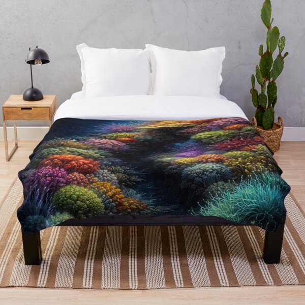 Item preview, Colorful Coral Reef Underwater Vibrant Marine Life designed and sold by Ykvaere.