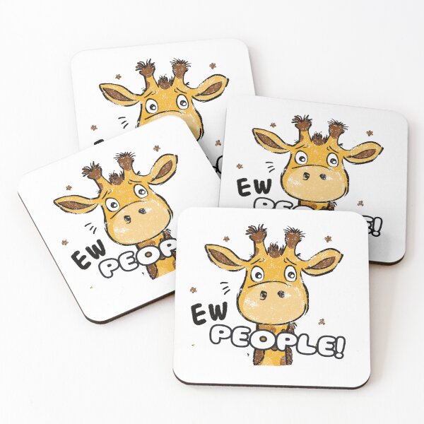 Item preview, Ew People Giraffe Anxiety Face designed and sold by Living Positive With Dan.
