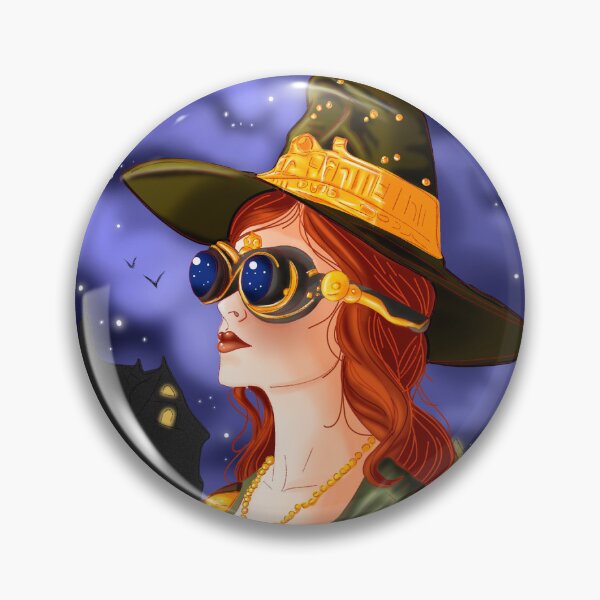 Item preview, Steampunk Witch - Halloween Vibes designed and sold by Melluna Studio.