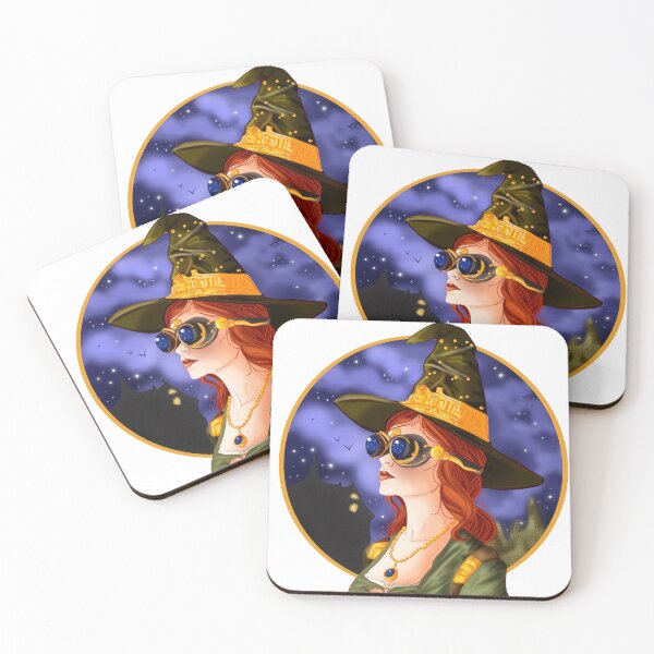 Item preview, Steampunk Witch - Halloween Vibes designed and sold by Melluna Studio.