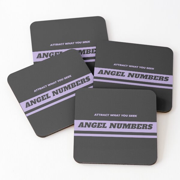 Item preview, Angel Numbers – Attract What You Seek Spiritual Manifestation Typography Design designed and sold by CosmicQuietLab.