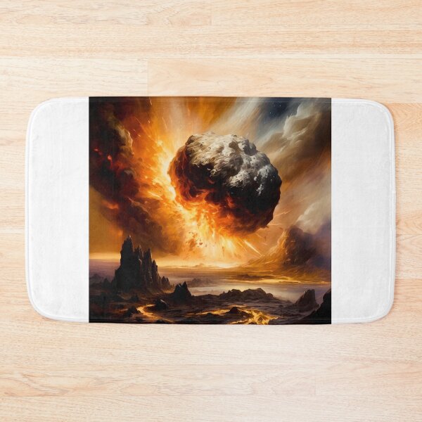 Item preview, Interstellar asteroid strike designed and sold by Island Art Studios.