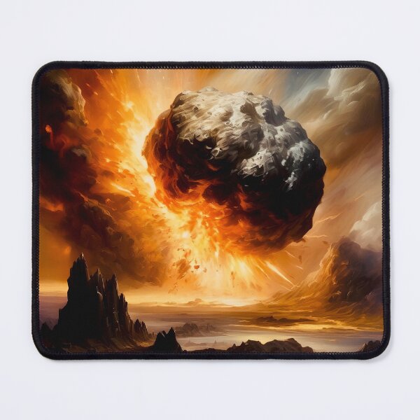Item preview, Interstellar asteroid strike designed and sold by Island Art Studios.