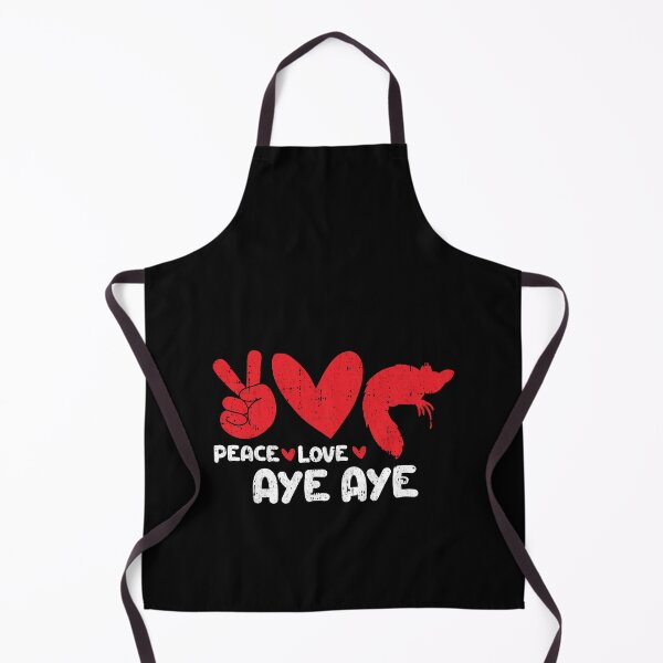 Item preview, Peace - Love - Aye Aye Animals lover designed and sold by GabbyKash.