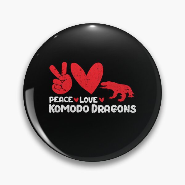 Item preview, Peace - Love - Komodo Dragons Animals lover designed and sold by GabbyKash.
