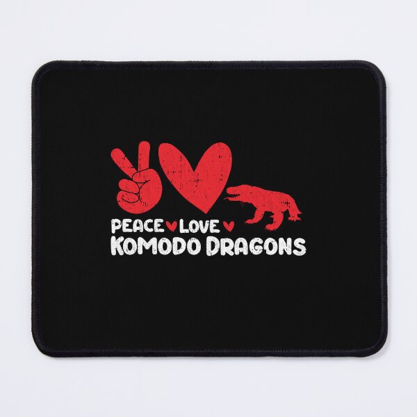 Item preview, Peace - Love - Komodo Dragons Animals lover designed and sold by GabbyKash.