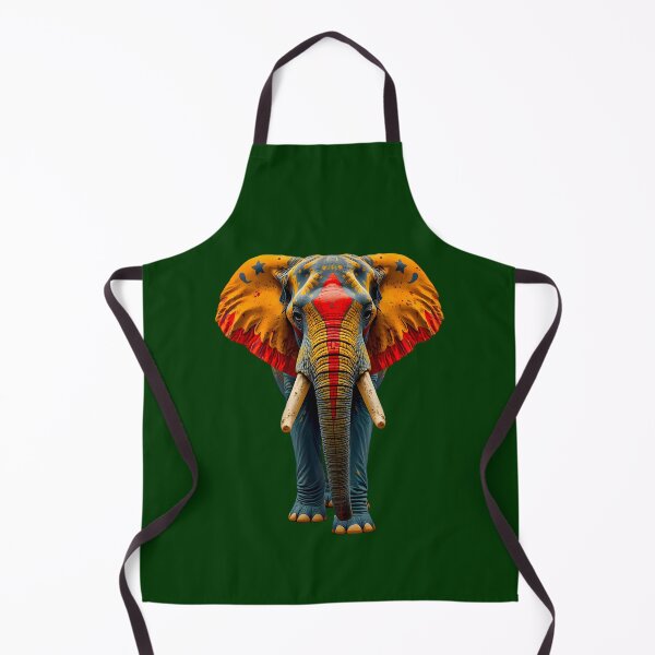 Item preview, Psychedelic Elephant Art - Colorful Trippy Animal Illustration designed and sold by Doodle-Bloom.