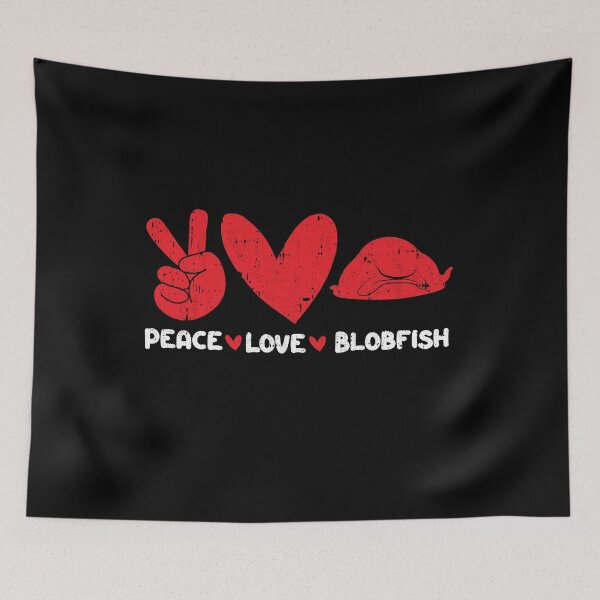 Item preview, Peace - Love - Blobfish Animals lover designed and sold by GabbyKash.
