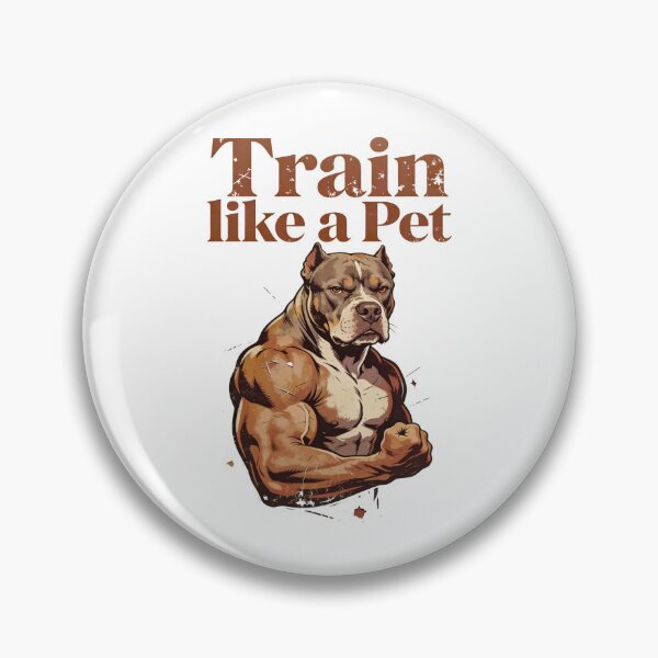 Item preview, Train Like a Pet - Pitbull T-Shirt designed and sold by 8FistsofTees.