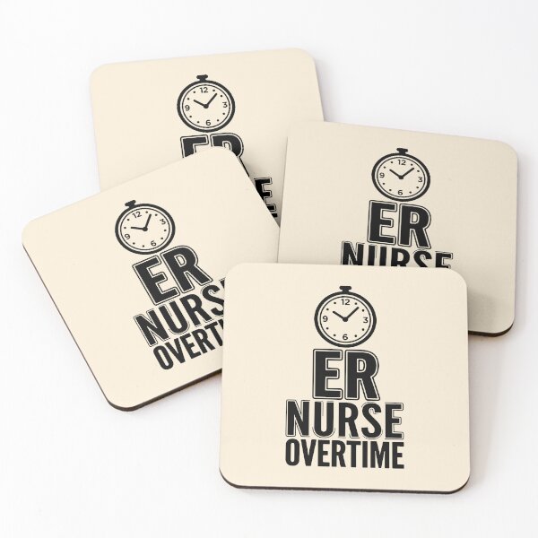 Item preview, ER Nurse Overtime Funny Shift Worker Gift for Healthcare Design designed and sold by Dantin.