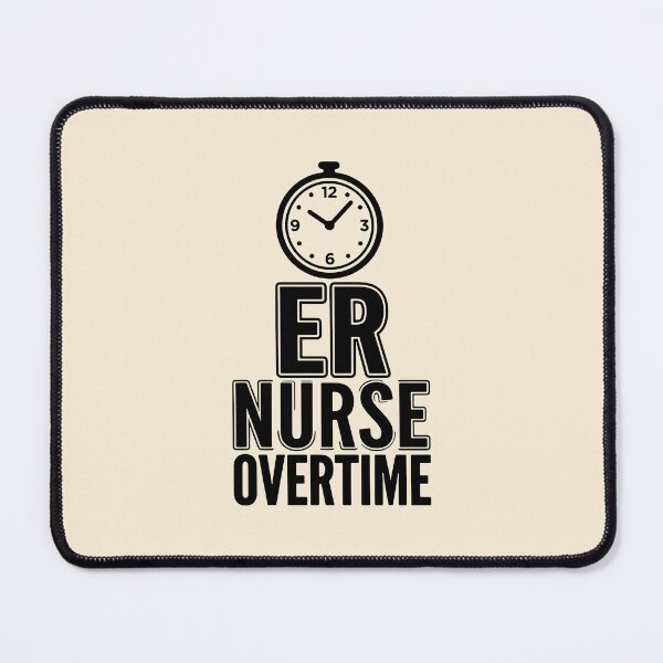 Item preview, ER Nurse Overtime Funny Shift Worker Gift for Healthcare Design designed and sold by Dantin.