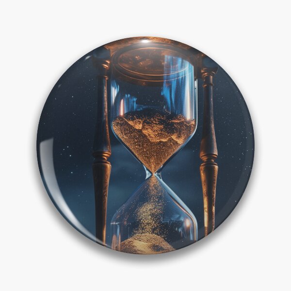 Item preview, Cosmic Hourglass Galaxy Timepiece designed and sold by QuantumDrift.
