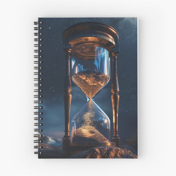Item preview, Cosmic Hourglass Galaxy Timepiece designed and sold by QuantumDrift.