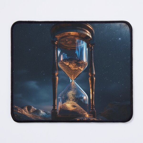 Item preview, Cosmic Hourglass Galaxy Timepiece designed and sold by QuantumDrift.