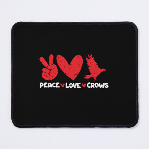 Item preview, Peace - Love - Crows Animals lover designed and sold by GabbyKash.
