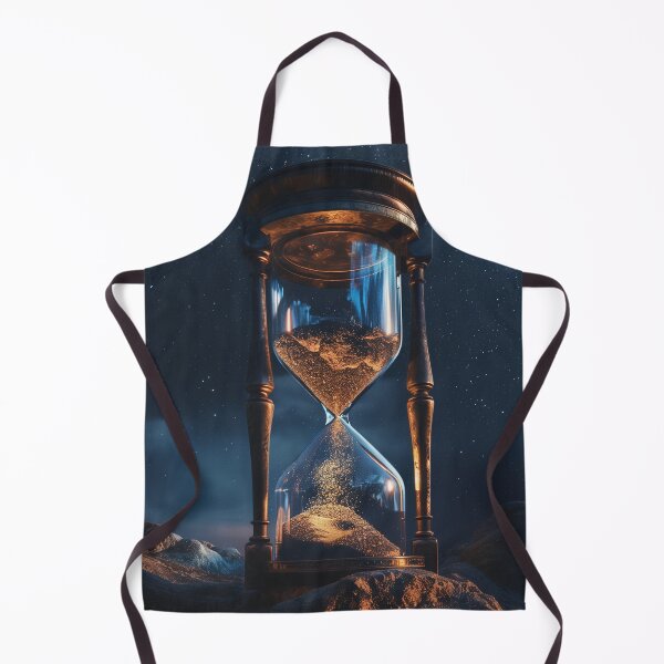 Item preview, Cosmic Hourglass Galaxy Timepiece designed and sold by QuantumDrift.