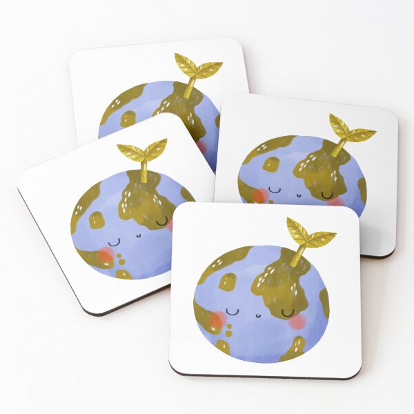 Item preview, Cute Earth with young sprout designed and sold by the-myro.