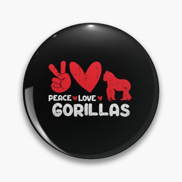 Item preview, Peace - Love - Gorillas Animals lover designed and sold by GabbyKash.