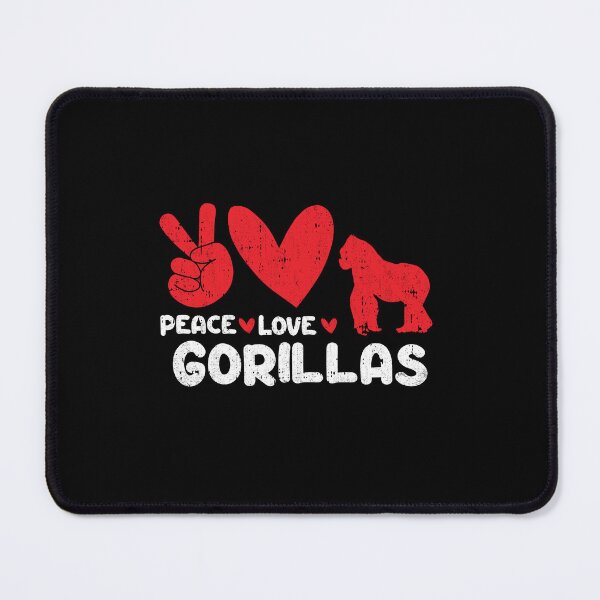 Item preview, Peace - Love - Gorillas Animals lover designed and sold by GabbyKash.