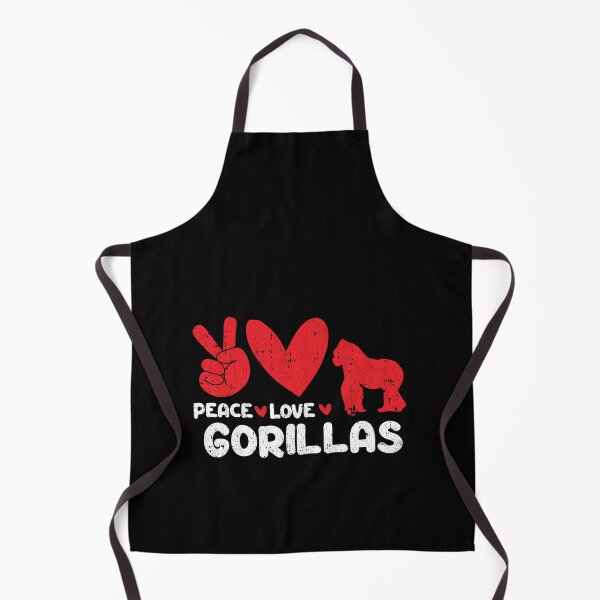 Item preview, Peace - Love - Gorillas Animals lover designed and sold by GabbyKash.