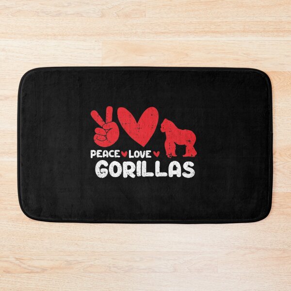Item preview, Peace - Love - Gorillas Animals lover designed and sold by GabbyKash.
