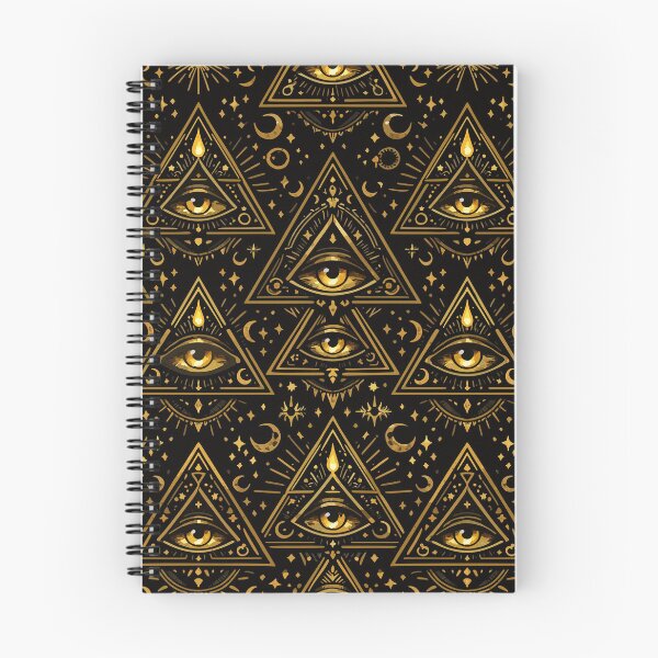 Item preview, Golden All‑Seeing Eye — Esoteric Symbol designed and sold by inkioboutique.