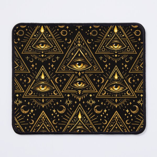 Item preview, Golden All‑Seeing Eye — Esoteric Symbol designed and sold by inkioboutique.