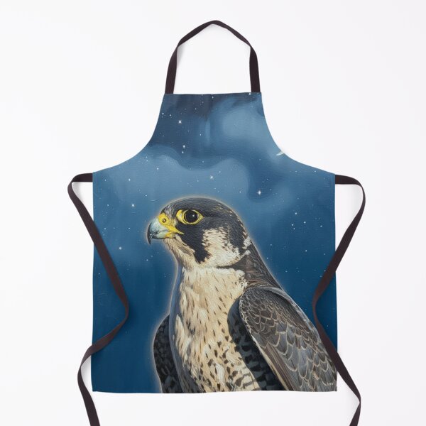 Item preview, Midnight Messenger: Peregrine Falcon Spirit & Night Sky Art designed and sold by chihuahuashower.