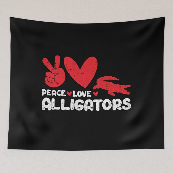 Item preview, Peace - Love - Alligators Animals lover designed and sold by GabbyKash.