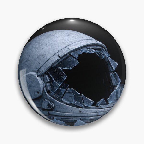 Item preview, Broken Space Helmet on Lunar Surface designed and sold by Ykvaere.