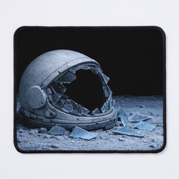 Item preview, Broken Space Helmet on Lunar Surface designed and sold by Ykvaere.