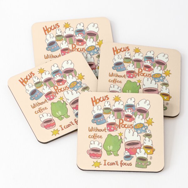 Item preview, Hocus Pocus Without Coffee I Can't Focus Frog designed and sold by Itouchedabee.