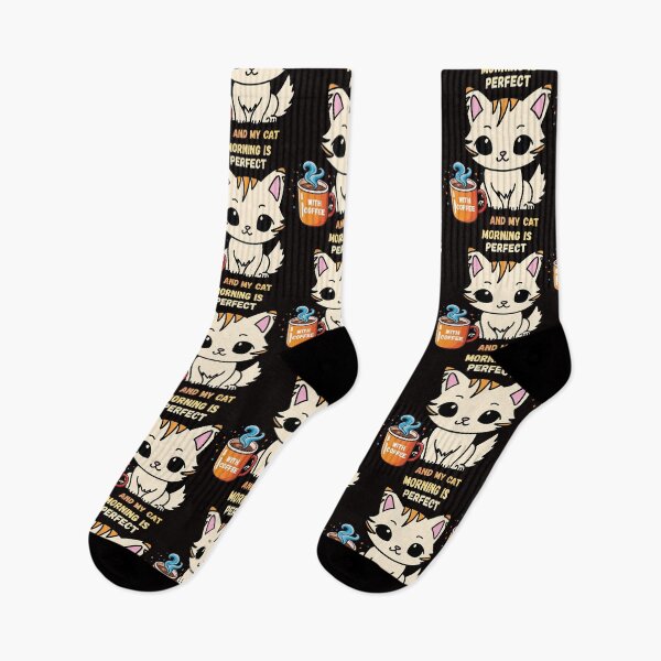 Item preview, Morning Is Perfect With Coffee And My Cat. designed and sold by Dinasshop.