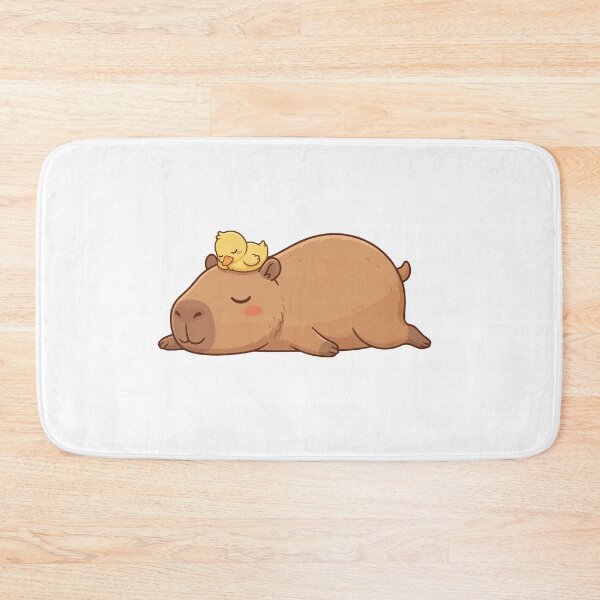 Item preview, Zen Furniture Lazy Capybara With Sleeping Duck designed and sold by Petzzz.