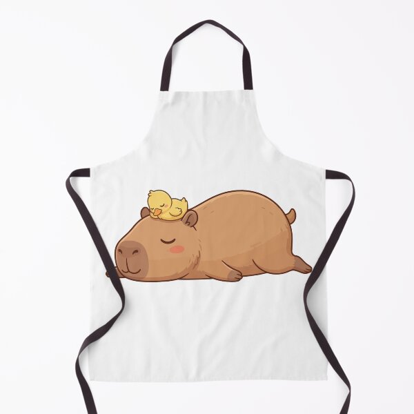 Item preview, Zen Furniture Lazy Capybara With Sleeping Duck designed and sold by Petzzz.