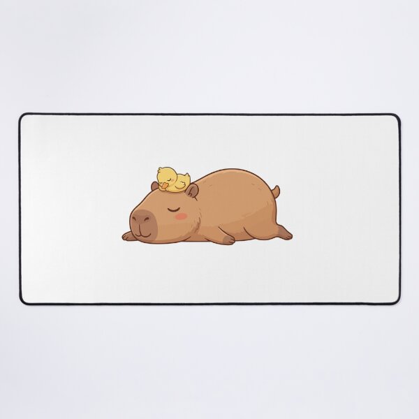 Item preview, Zen Furniture Lazy Capybara With Sleeping Duck designed and sold by Petzzz.