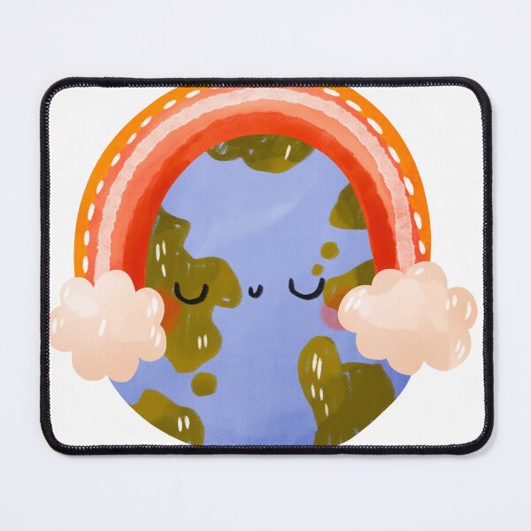 Item preview, Earth with rainbow designed and sold by the-myro.