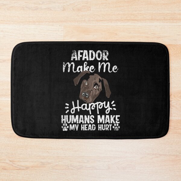 Item preview, Afador Make Me Happy Humans Make My Head Hurt Funny Humorous Dog Lovers designed and sold by CosmoKitsch.