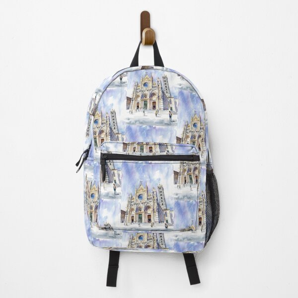 Item preview, Siena Cathedral Toscana Watercolor Cityscape designed and sold by caracatita75.