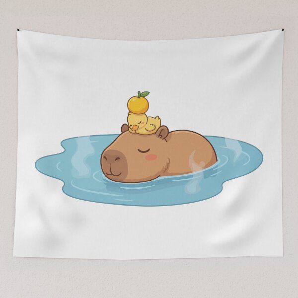 Item preview, Unbothered Moisturized Happy Capybara Zen Spa designed and sold by Petzzz.