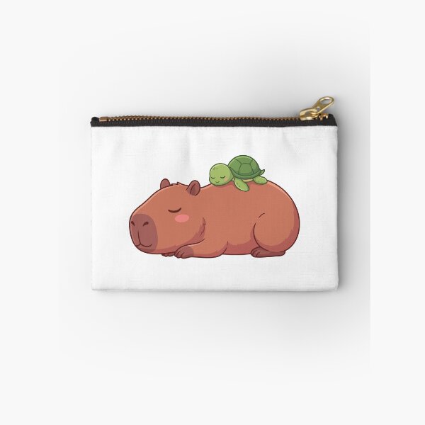 Item preview, Ultimate Lazy Duo Sleeping Capybara And Turtle designed and sold by Petzzz.