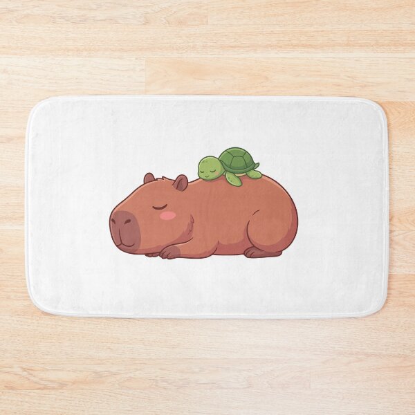 Item preview, Ultimate Lazy Duo Sleeping Capybara And Turtle designed and sold by Petzzz.