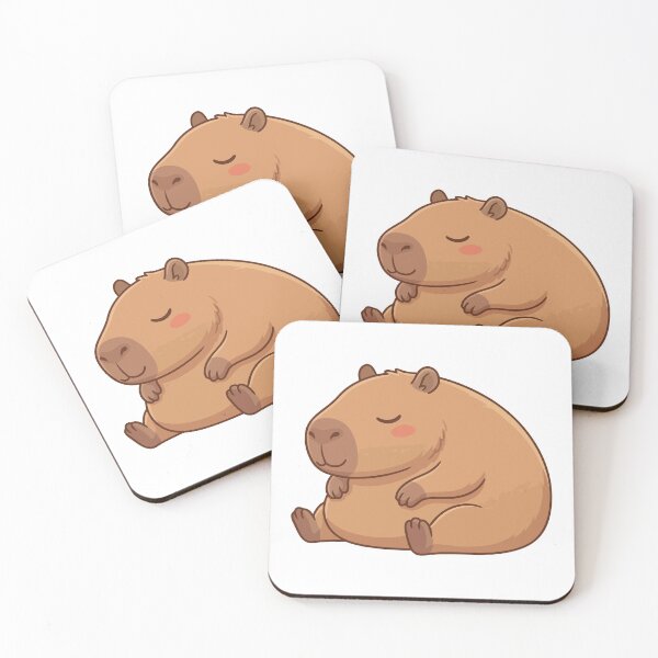 Item preview, Zen Master Sleepy Capybara Meditating designed and sold by Petzzz.