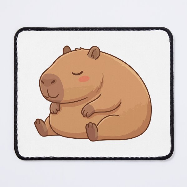 Item preview, Zen Master Sleepy Capybara Meditating designed and sold by Petzzz.