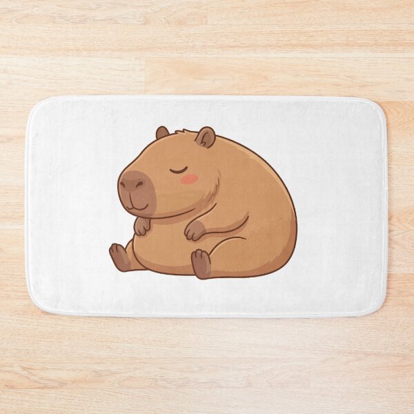 Item preview, Zen Master Sleepy Capybara Meditating designed and sold by Petzzz.