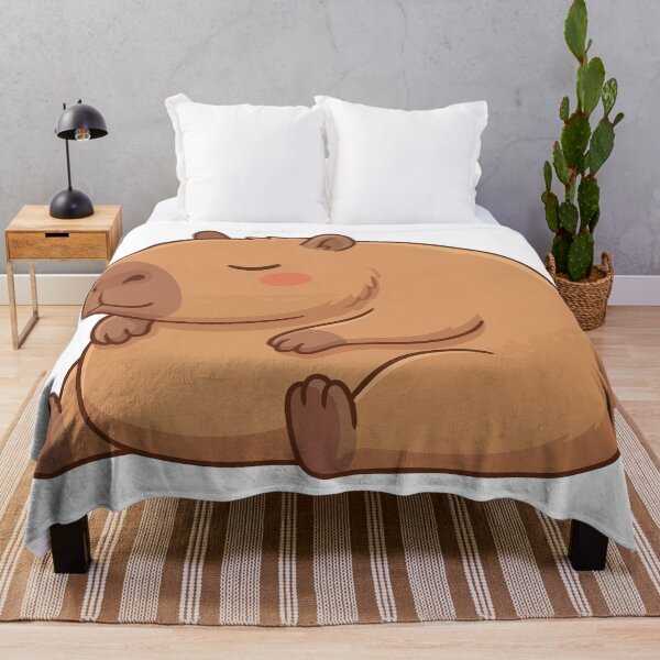 Item preview, Zen Master Sleepy Capybara Meditating designed and sold by Petzzz.