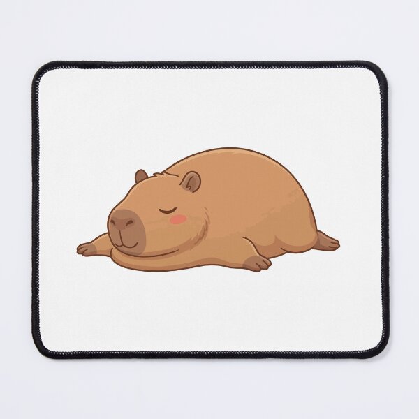 Item preview, Melting Into Peace Lazy Capybara Puddle designed and sold by Petzzz.