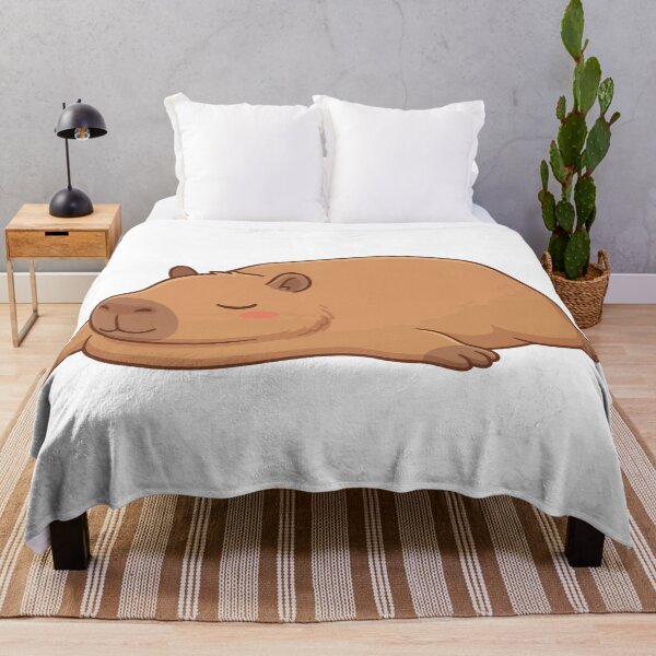 Item preview, Melting Into Peace Lazy Capybara Puddle designed and sold by Petzzz.